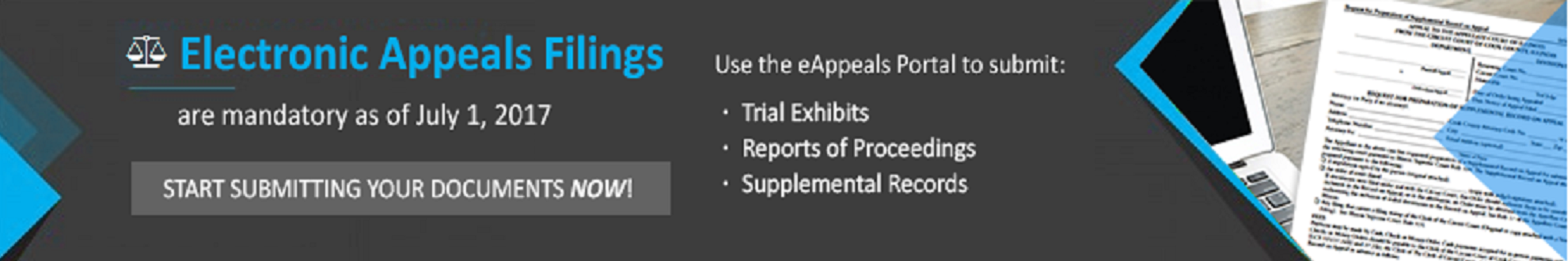 Start submitting your documents through the eAppeals Portal